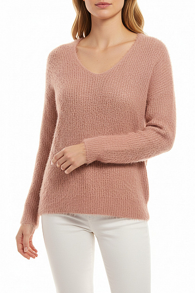 Dámský Svetr Růžový Vel. L