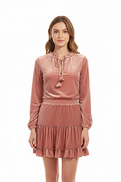 Šaty Růžové Sugarhill Vel. M