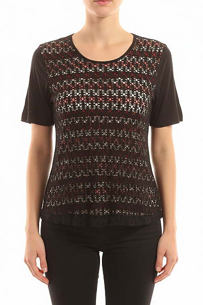 LEBEK Dámské Tričko Černé