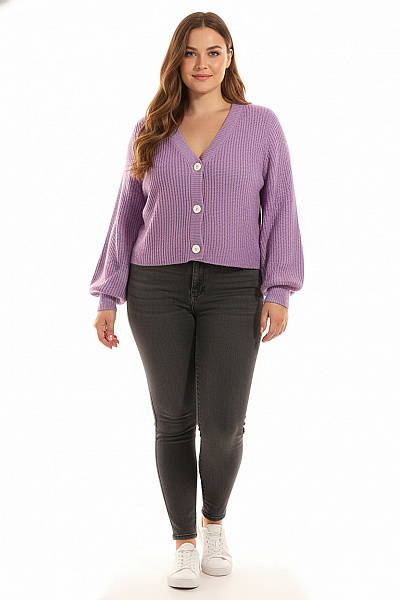 Dámský Cardigan Fialový