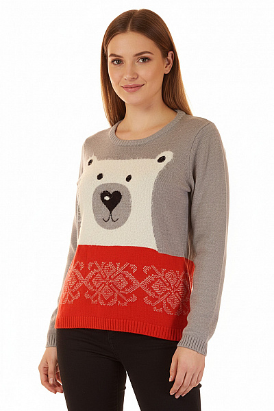 Esmara Dámský Pulovr Barevný Second Hand Vel. L