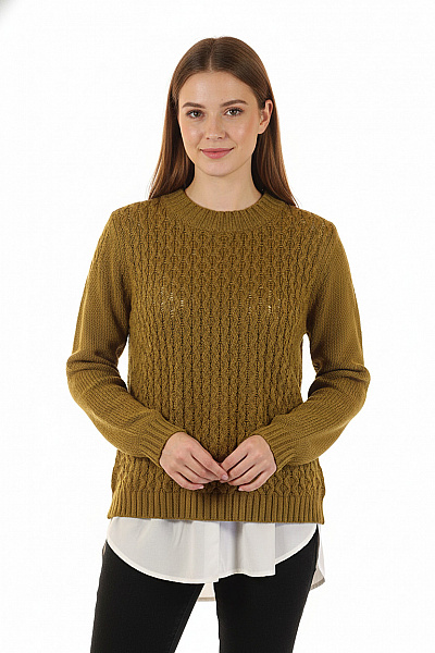 LINDEX Dámský Svetr Zelený Vel. L