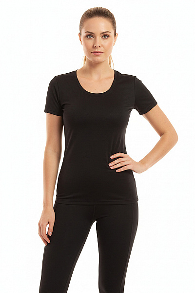 Sportovní Dámské Tričko Černé Vel. M