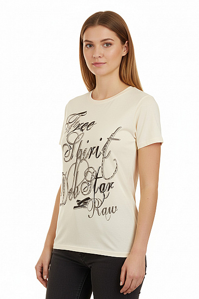 Dámské Tričko S Potiskem Žluté