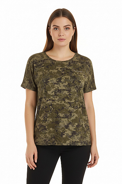 Dámské Tričko Khaki Vel. 48