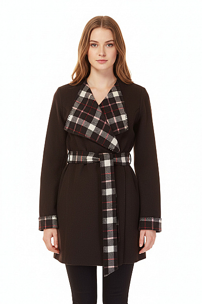 Dámský Kabát Černý Vel. 36