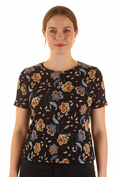 Dámské Tričko Černé Vel. 48