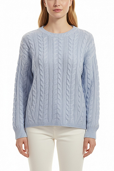 ATMOSPHERE Dámský Pulovr Modrý Second Hand Vel. M