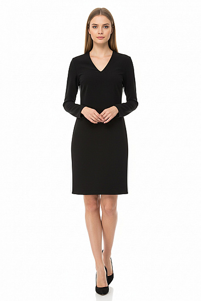 MANGO Pouzdrové šaty  Šaty Černobílé Vel. XS