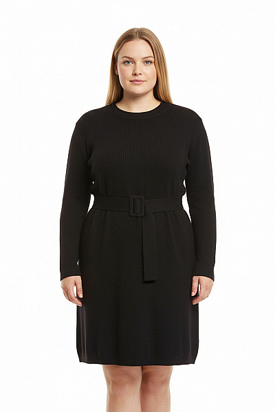  Šaty Pletené Černé TRENDYOL Vel. XL