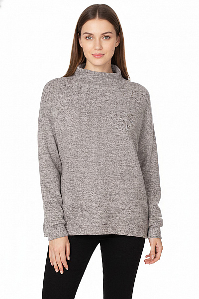 Dámský Svetr Šedý Amisu Second Hand Vel. S