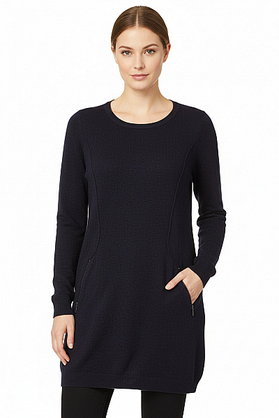 Dámský Svetr Modrý Tchibo Vel. 36/38