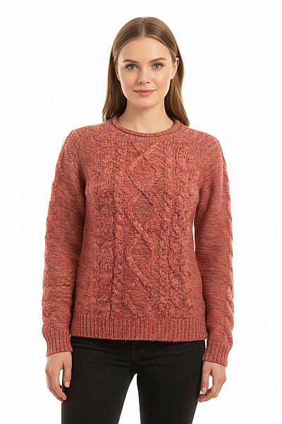 Dámský Svetr Růžový F&F Vel. 40