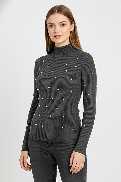 STRADIVARIUS Halenka Šedá Vel. S