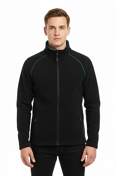 Pánská Mikina Na Zip Modrá Second Hand Vel. S