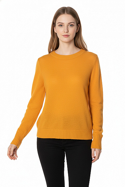 Dámský Svetr Žlutý Second Hand Vel.  S