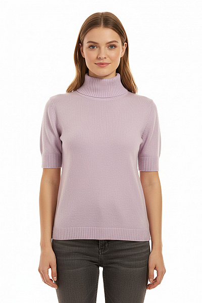 Pletená Halenka Kašmírová Fialová Vel. 38