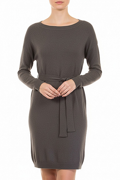  Šaty Pletené Šedé Vel. S