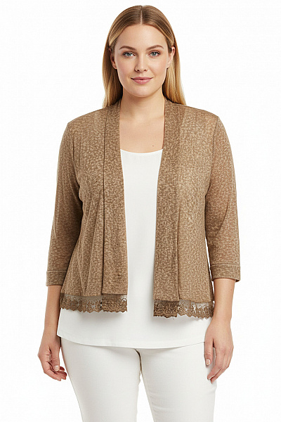 Dámský Svetr Béžový Vel. XL