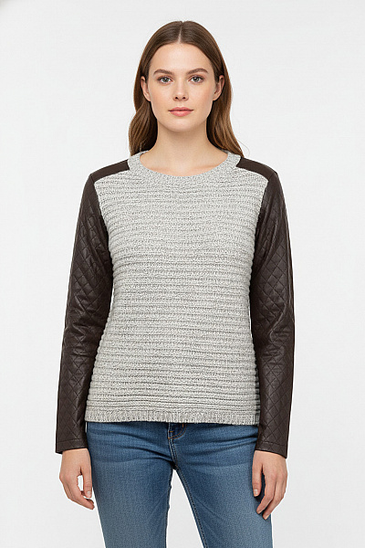 Dámský Pulovr Šedý Reserved Second Hand Vel. L