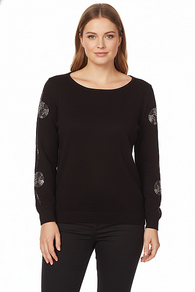  Halenka Pletená Černá Orsay