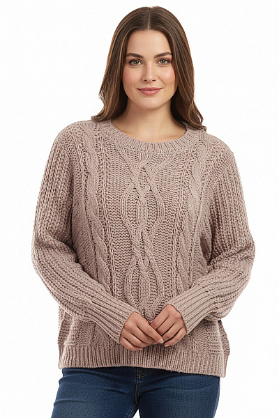 Dámský Pulovr Fialový Vel. M