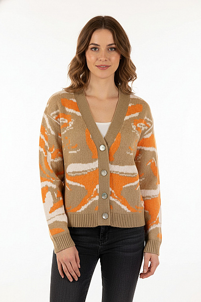 Amisu Dámský Cardigan Barevný Vel. L
