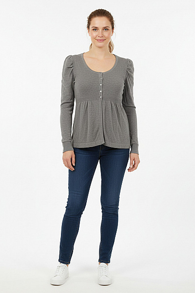 Dámský Svetr Šedý ZERO Vel. 44