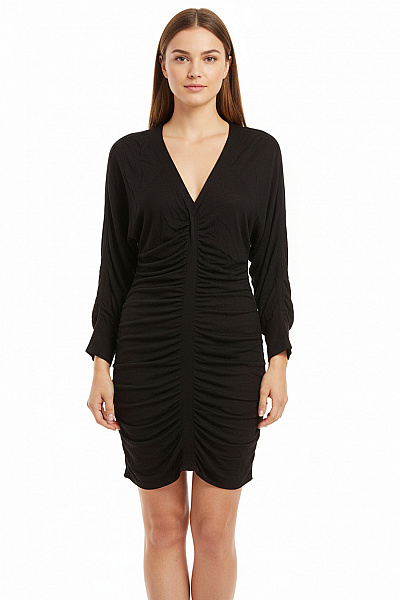 Pouzdrové šaty  Šaty Černé Hugo Boss Second Hand Vel. M