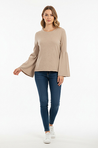 F&F Dámský Pulovr Béžový Vel. 40