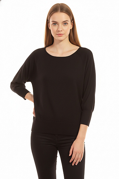  Halenka Pletená Černá Vel. 38