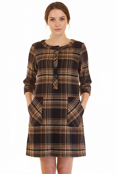 Autograph Košilové  Šaty Hnědé Second Hand