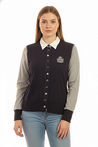 Dámská Košile Modrá Roza Vel. 46