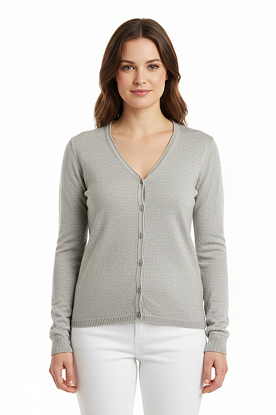 Dámský Svetr Šedý Takko Second Hand Vel. XL