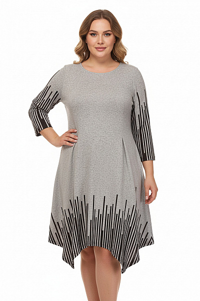 IZABEL LONDON Šaty Šedé Second Hand Vel. XL