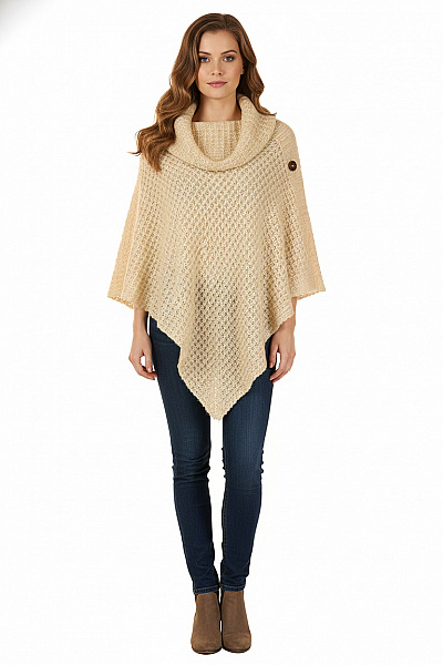  Pončo Béžové