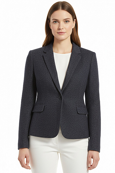 Teplé Dámské Sako Modré Orsay Vel. 38