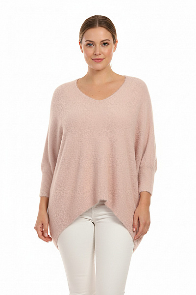  Halenka Pletená Růžová