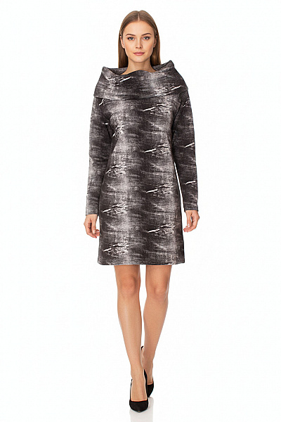  Mikinové Šaty Šedé