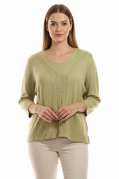 Dámský Pulovr Zelený