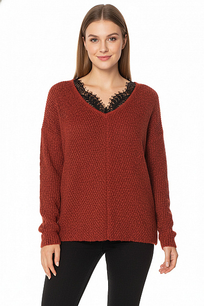 Dámský Svetr Hnědý VERO MODA Vel. S