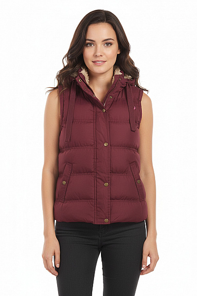 ATMOSPHERE Dámská Vesta Vínová