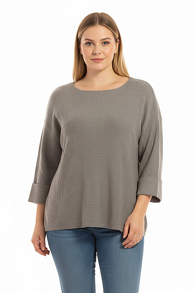 Dámský Pulovr Šedý Second Hand Vel.  40/42