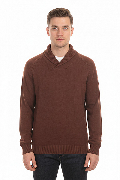 Pánský Svetr Hnědý SELECTED Vel. L