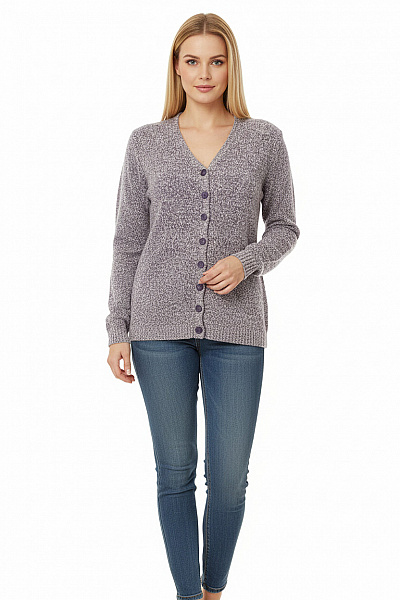 Dámský Cardigan Vlněný Modrý