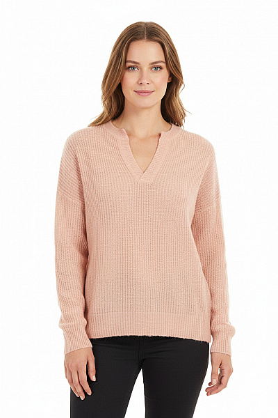 Dámský Svetr Růžový Vel. M