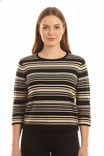 Marks & Spencer Dámský Pulovr Černobílý Second Hand