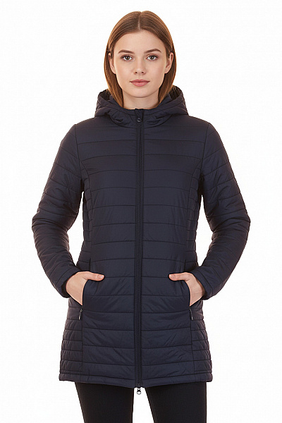 Dámská Bunda Modrá Vel. 38