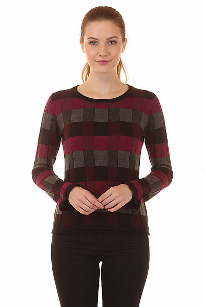 Dámský Pulovr Fialový Second Hand