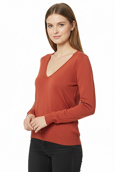 Orsay Dámský Pulovr Hnědý